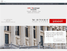Tablet Screenshot of olivier-boulanger-avocat.fr